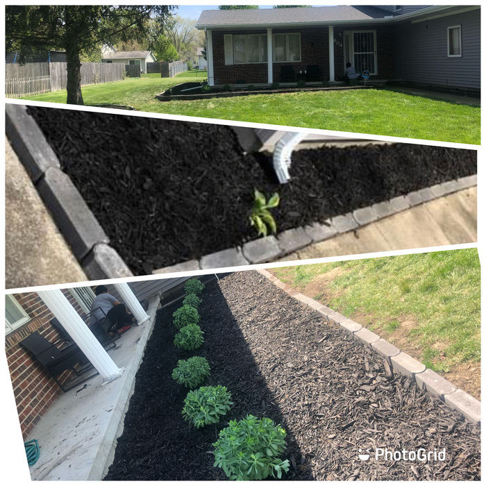 Landscaping Flower Bed