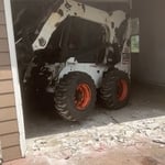 Demo garage floor