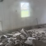 Rubble aftermath