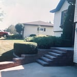 New Stairs and Retaining wall