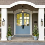 Painted front door