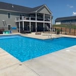 L shaped Pool