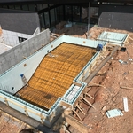 ICF Pool Walls and Hot Tub