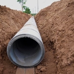 drainage trench