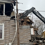 In progress demolition