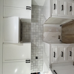 Backsplash stove area