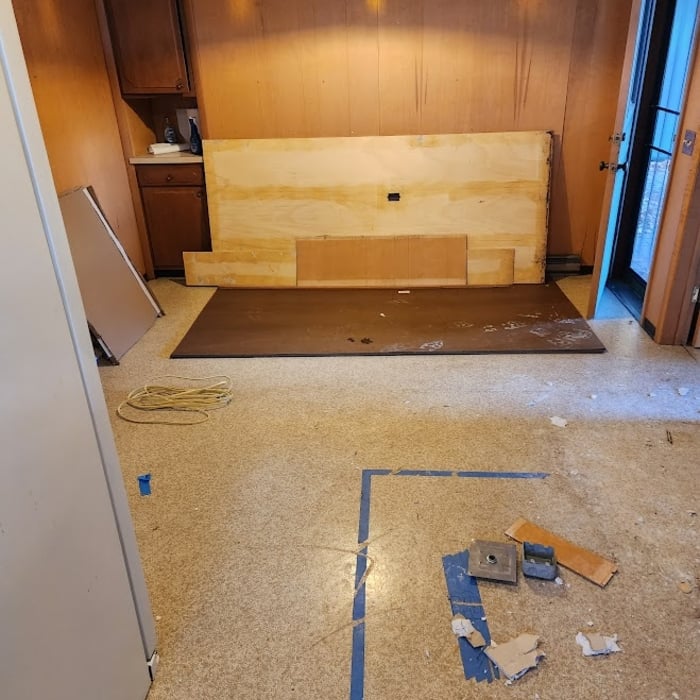 Bar area before