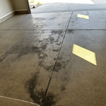 Pressure wash concrete