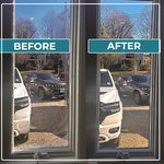 Before and After glass replacement