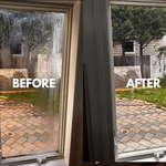 Before and After glass replacement