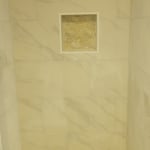 Tile shower install