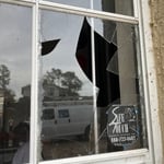 Broken glass repair
