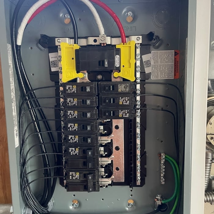 Backed Up Critical Loads Panel