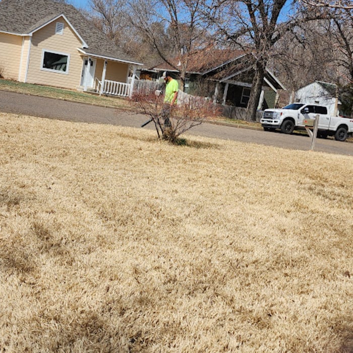 leaf blowing