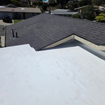 Asphalt roof