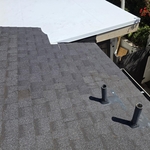 Asphalt roof