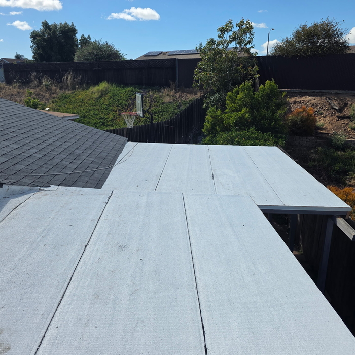 Asphalt roof