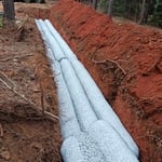 start of 1st trench