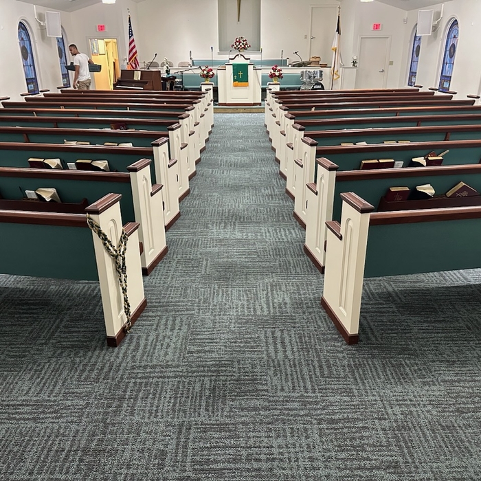 Replacing Carpet in Church with Carpet Tiles