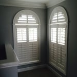 Arched Vinyl Shutter