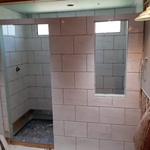 tile shower