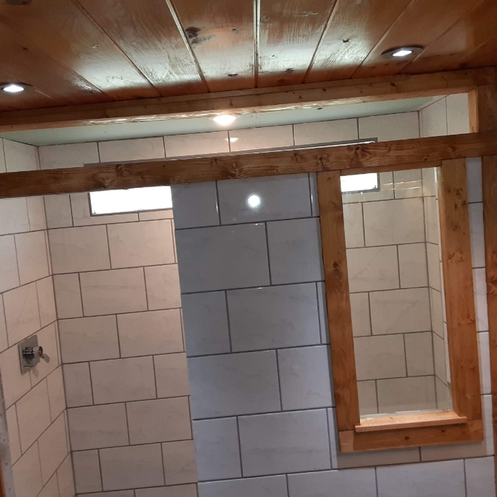 tile shower