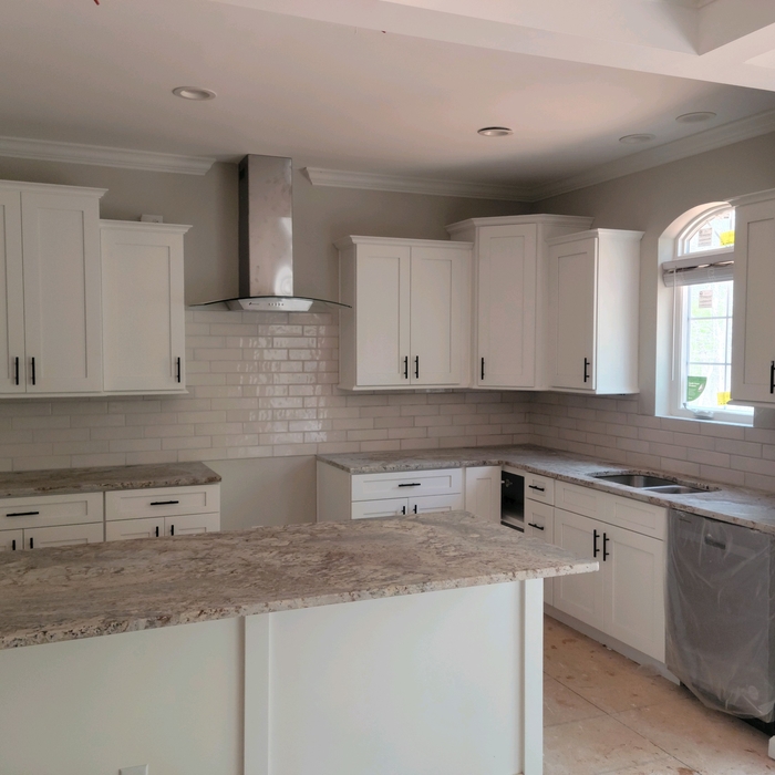New Build Backsplash Install