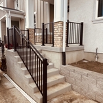 FRONT PORCH METAL RAILING