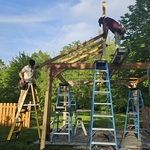 gazebo and patio project