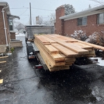 Hauling Lumber & Hot Tub for Customer