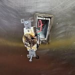 Burnt Outlet of Fry Warmer