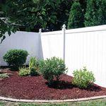 White Vinyl T&G Privacy Fence