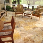 Front entryway and patio