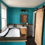 Modern Rustic Bath