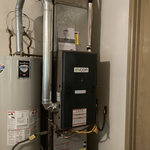 Complete furnace and AC retrofit.