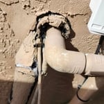 BEFORE - Pests can enter these gaps