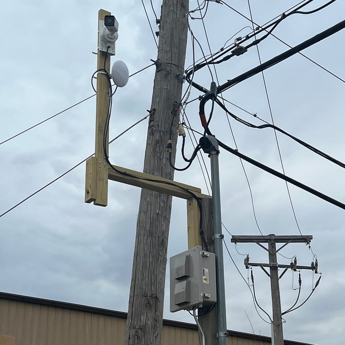 Camera and antenna