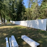6' white polyvinyl