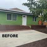 Exterior painted