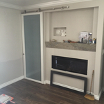 Barndoor to master closet