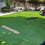 synthetic grass front