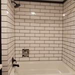 Tile bathroom renovation