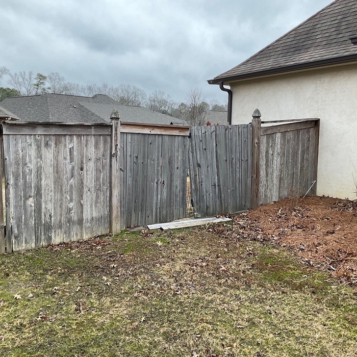 Previous fence & gate