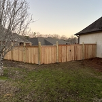 6' Cedar good neighbor fence