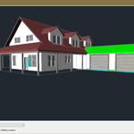 Realistic 3D Garage Addition