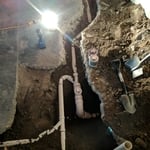 Plumbing rough in