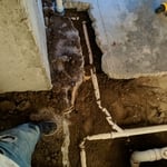 Plumbing rough in