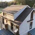 Metal roof and Asphalt