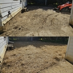 Back yard grading