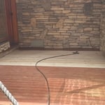 Deck stain remodel